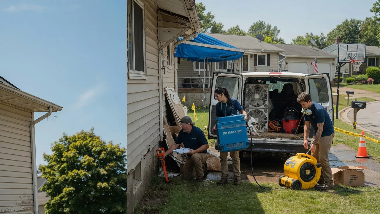 Ceiling Leak Cleanup in Caledonia, MI near me