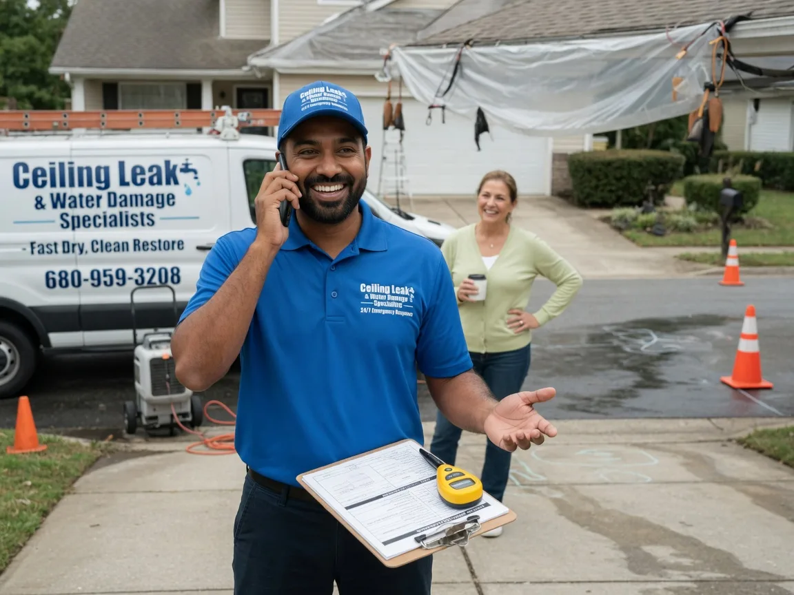 Ceiling Leak Cleanup Caledonia, MI FAQs